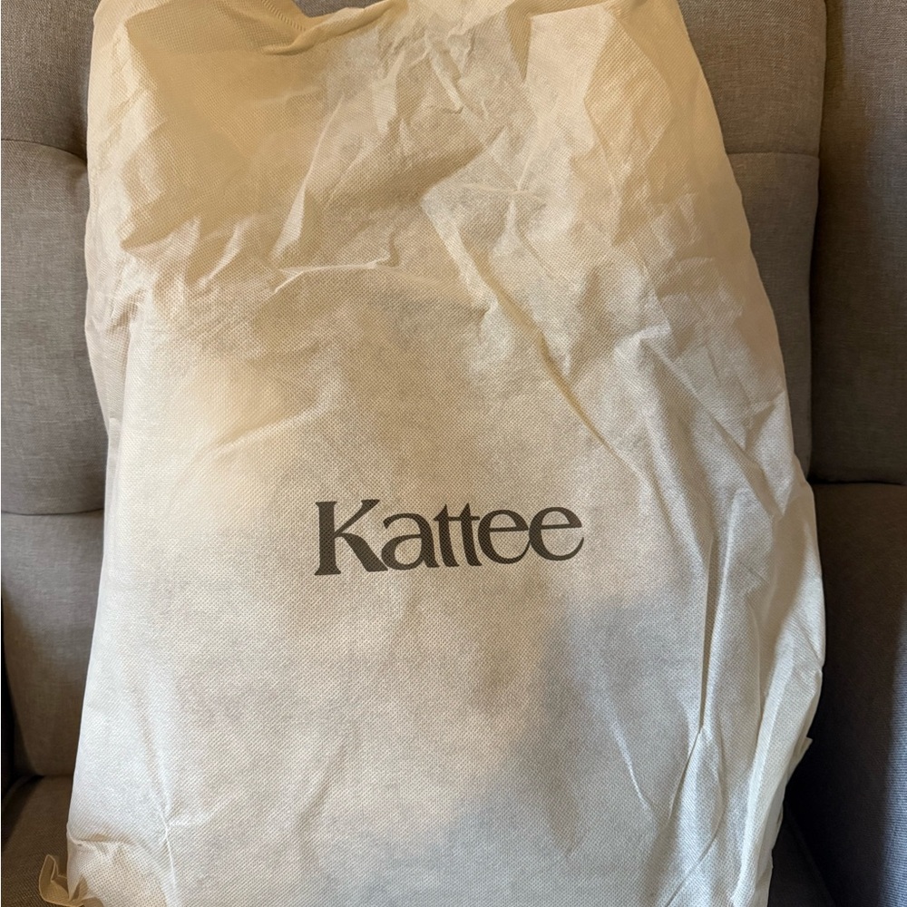 Kattee Leather Tote Bags for Women with Wristlet Mini Pouch Khaki NWT - Picture 6 of 12